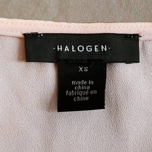 Halogen Womens Tank Top Pink Scoop Neck High Low Pullover XS New‎ - Picture 6 of 8